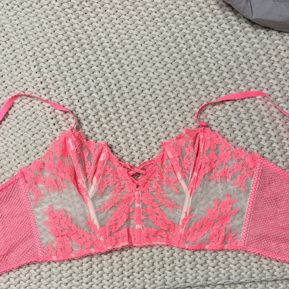 Victoria's Secret Pink Lace Bra
